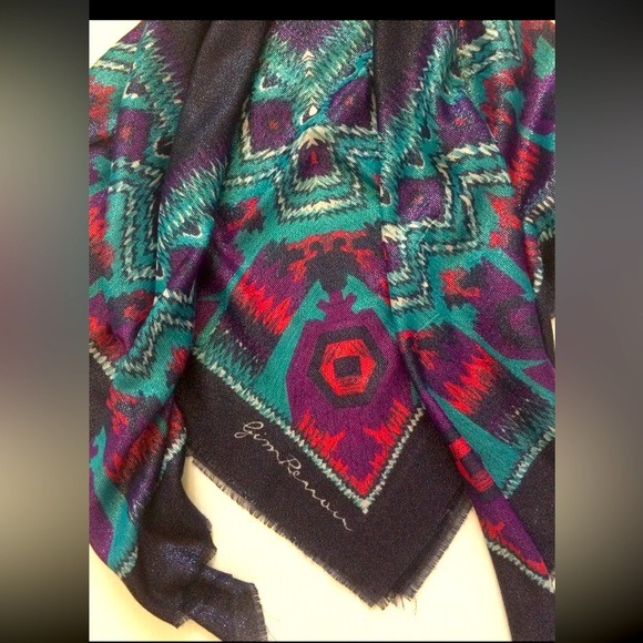 Multicolour Scarf Wrap Head Shoulder Cover Multifunctional 47”x 46” - Picture 3 of 12